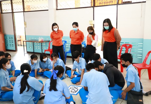 ภาพกิจกรรม  คณะวิทยาศาสตร์และเทคโนโลยี จัดกิจกรรมค่ายวิทยาศาสตร์สัญจร ปีการศึกษา 2565  โรงเรียนคลองลานวิทยา 