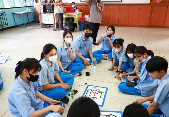 ภาพกิจกรรม  คณะวิทยาศาสตร์และเทคโนโลยี จัดกิจกรรมค่ายวิทยาศาสตร์สัญจร ปีการศึกษา 2565  โรงเรียนคลองลานวิทยา 