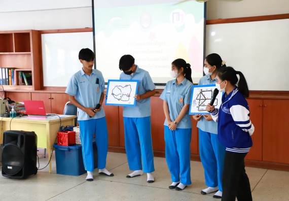 ภาพกิจกรรม  คณะวิทยาศาสตร์และเทคโนโลยี จัดกิจกรรมค่ายวิทยาศาสตร์สัญจร ปีการศึกษา 2565  โรงเรียนคลองลานวิทยา 