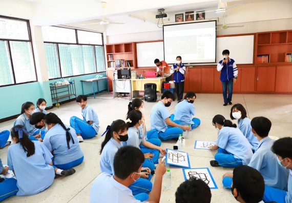 ภาพกิจกรรม  คณะวิทยาศาสตร์และเทคโนโลยี จัดกิจกรรมค่ายวิทยาศาสตร์สัญจร ปีการศึกษา 2565  โรงเรียนคลองลานวิทยา 