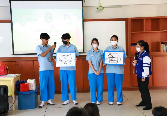 ภาพกิจกรรม  คณะวิทยาศาสตร์และเทคโนโลยี จัดกิจกรรมค่ายวิทยาศาสตร์สัญจร ปีการศึกษา 2565  โรงเรียนคลองลานวิทยา 