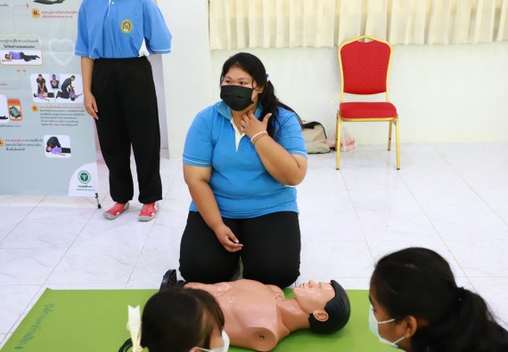 ภาพกิจกรรม  คณะวิทยาศาสตร์และเทคโนโลยี จัดกิจกรรมค่ายวิทยาศาสตร์สัญจร ปีการศึกษา 2565  โรงเรียนคลองลานวิทยา 