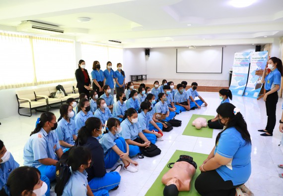 ภาพกิจกรรม  คณะวิทยาศาสตร์และเทคโนโลยี จัดกิจกรรมค่ายวิทยาศาสตร์สัญจร ปีการศึกษา 2565  โรงเรียนคลองลานวิทยา 