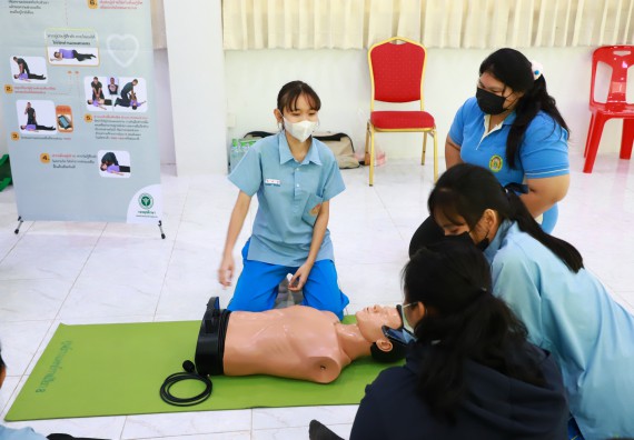 ภาพกิจกรรม  คณะวิทยาศาสตร์และเทคโนโลยี จัดกิจกรรมค่ายวิทยาศาสตร์สัญจร ปีการศึกษา 2565  โรงเรียนคลองลานวิทยา 