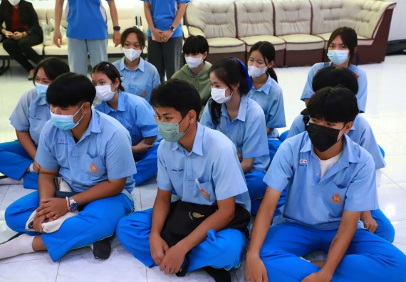 ภาพกิจกรรม  คณะวิทยาศาสตร์และเทคโนโลยี จัดกิจกรรมค่ายวิทยาศาสตร์สัญจร ปีการศึกษา 2565  โรงเรียนคลองลานวิทยา 