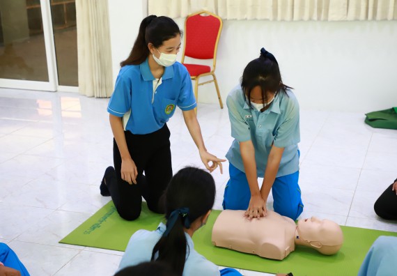 ภาพกิจกรรม  คณะวิทยาศาสตร์และเทคโนโลยี จัดกิจกรรมค่ายวิทยาศาสตร์สัญจร ปีการศึกษา 2565  โรงเรียนคลองลานวิทยา 