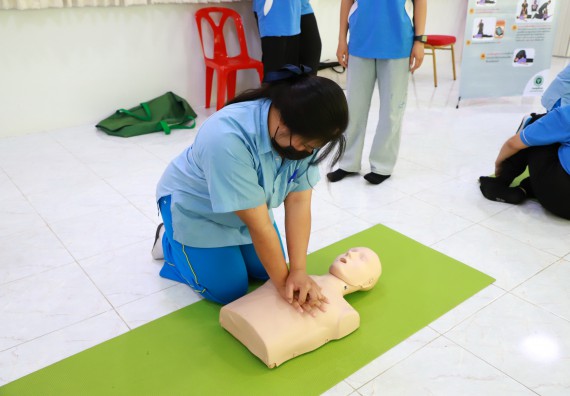 ภาพกิจกรรม  คณะวิทยาศาสตร์และเทคโนโลยี จัดกิจกรรมค่ายวิทยาศาสตร์สัญจร ปีการศึกษา 2565  โรงเรียนคลองลานวิทยา 