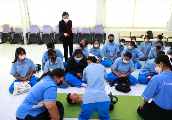 ภาพกิจกรรม  คณะวิทยาศาสตร์และเทคโนโลยี จัดกิจกรรมค่ายวิทยาศาสตร์สัญจร ปีการศึกษา 2565  โรงเรียนคลองลานวิทยา 