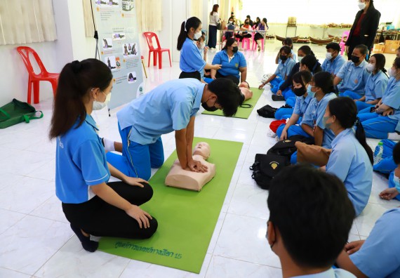 ภาพกิจกรรม  คณะวิทยาศาสตร์และเทคโนโลยี จัดกิจกรรมค่ายวิทยาศาสตร์สัญจร ปีการศึกษา 2565  โรงเรียนคลองลานวิทยา 