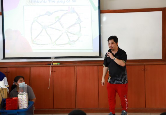 ภาพกิจกรรม  คณะวิทยาศาสตร์และเทคโนโลยี จัดกิจกรรมค่ายวิทยาศาสตร์สัญจร ปีการศึกษา 2565  โรงเรียนคลองลานวิทยา 