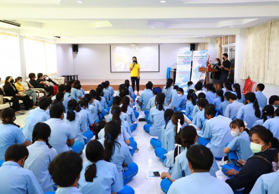 ภาพกิจกรรม  คณะวิทยาศาสตร์และเทคโนโลยี จัดกิจกรรมค่ายวิทยาศาสตร์สัญจร ปีการศึกษา 2565  โรงเรียนคลองลานวิทยา 
