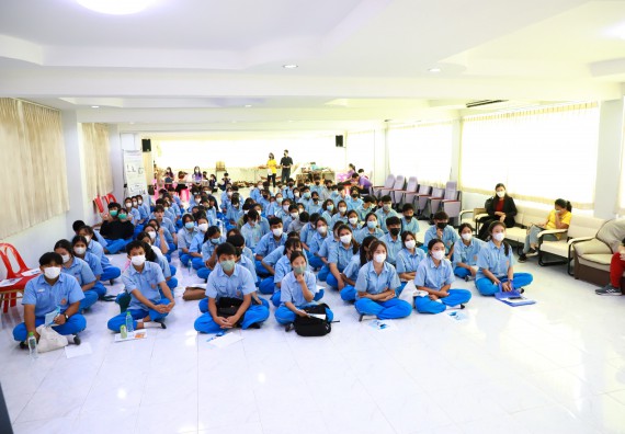 ภาพกิจกรรม  คณะวิทยาศาสตร์และเทคโนโลยี จัดกิจกรรมค่ายวิทยาศาสตร์สัญจร ปีการศึกษา 2565  โรงเรียนคลองลานวิทยา 