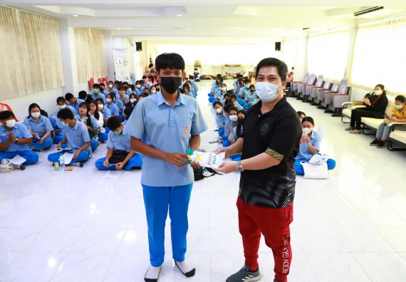 ภาพกิจกรรม  คณะวิทยาศาสตร์และเทคโนโลยี จัดกิจกรรมค่ายวิทยาศาสตร์สัญจร ปีการศึกษา 2565  โรงเรียนคลองลานวิทยา 