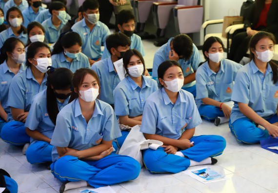 ภาพกิจกรรม  คณะวิทยาศาสตร์และเทคโนโลยี จัดกิจกรรมค่ายวิทยาศาสตร์สัญจร ปีการศึกษา 2565  โรงเรียนคลองลานวิทยา 