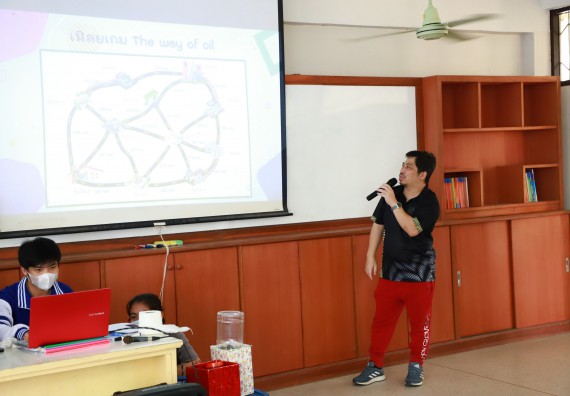 ภาพกิจกรรม  คณะวิทยาศาสตร์และเทคโนโลยี จัดกิจกรรมค่ายวิทยาศาสตร์สัญจร ปีการศึกษา 2565  โรงเรียนคลองลานวิทยา 