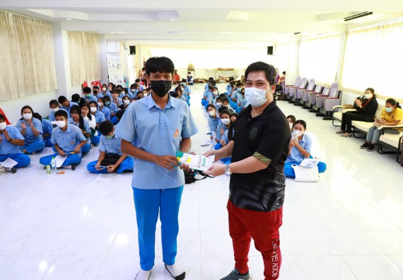 ภาพกิจกรรม  คณะวิทยาศาสตร์และเทคโนโลยี จัดกิจกรรมค่ายวิทยาศาสตร์สัญจร ปีการศึกษา 2565  โรงเรียนคลองลานวิทยา 