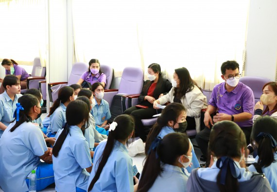 ภาพกิจกรรม  คณะวิทยาศาสตร์และเทคโนโลยี จัดกิจกรรมค่ายวิทยาศาสตร์สัญจร ปีการศึกษา 2565  โรงเรียนคลองลานวิทยา 