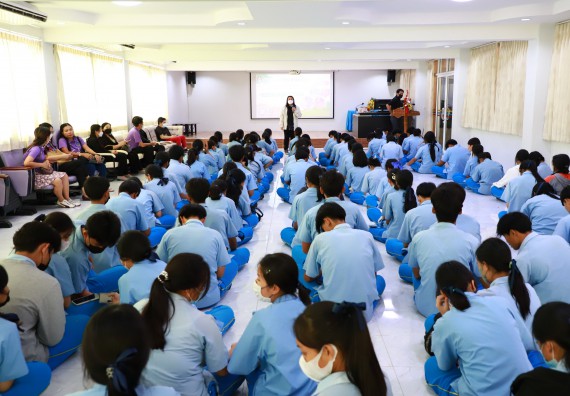 ภาพกิจกรรม  คณะวิทยาศาสตร์และเทคโนโลยี จัดกิจกรรมค่ายวิทยาศาสตร์สัญจร ปีการศึกษา 2565  โรงเรียนคลองลานวิทยา 