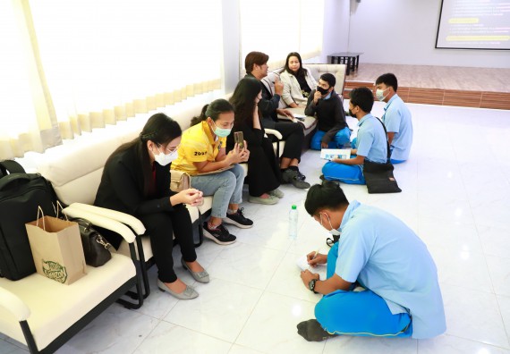 ภาพกิจกรรม  คณะวิทยาศาสตร์และเทคโนโลยี จัดกิจกรรมค่ายวิทยาศาสตร์สัญจร ปีการศึกษา 2565  โรงเรียนคลองลานวิทยา 