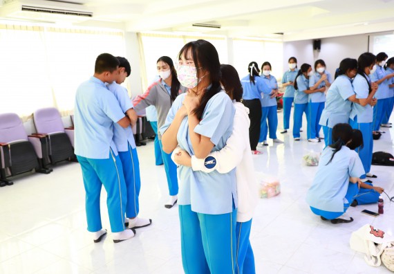 ภาพกิจกรรม  คณะวิทยาศาสตร์และเทคโนโลยี จัดกิจกรรมค่ายวิทยาศาสตร์สัญจร ปีการศึกษา 2565  โรงเรียนคลองลานวิทยา 