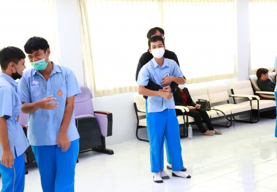 ภาพกิจกรรม  คณะวิทยาศาสตร์และเทคโนโลยี จัดกิจกรรมค่ายวิทยาศาสตร์สัญจร ปีการศึกษา 2565  โรงเรียนคลองลานวิทยา 