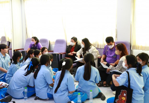 ภาพกิจกรรม  คณะวิทยาศาสตร์และเทคโนโลยี จัดกิจกรรมค่ายวิทยาศาสตร์สัญจร ปีการศึกษา 2565  โรงเรียนคลองลานวิทยา 