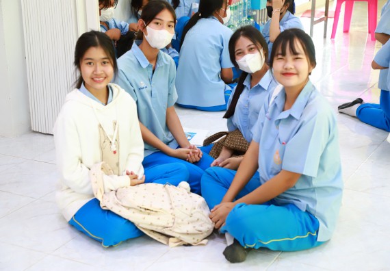 ภาพกิจกรรม  คณะวิทยาศาสตร์และเทคโนโลยี จัดกิจกรรมค่ายวิทยาศาสตร์สัญจร ปีการศึกษา 2565  โรงเรียนคลองลานวิทยา 