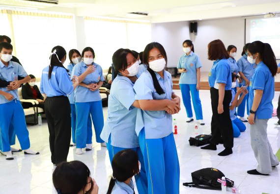 ภาพกิจกรรม  คณะวิทยาศาสตร์และเทคโนโลยี จัดกิจกรรมค่ายวิทยาศาสตร์สัญจร ปีการศึกษา 2565  โรงเรียนคลองลานวิทยา 