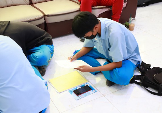 ภาพกิจกรรม  คณะวิทยาศาสตร์และเทคโนโลยี จัดกิจกรรมค่ายวิทยาศาสตร์สัญจร ปีการศึกษา 2565  โรงเรียนคลองลานวิทยา 