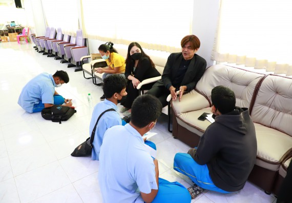 ภาพกิจกรรม  คณะวิทยาศาสตร์และเทคโนโลยี จัดกิจกรรมค่ายวิทยาศาสตร์สัญจร ปีการศึกษา 2565  โรงเรียนคลองลานวิทยา 