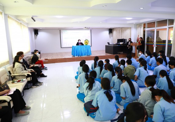 ภาพกิจกรรม  คณะวิทยาศาสตร์และเทคโนโลยี จัดกิจกรรมค่ายวิทยาศาสตร์สัญจร ปีการศึกษา 2565  โรงเรียนคลองลานวิทยา 