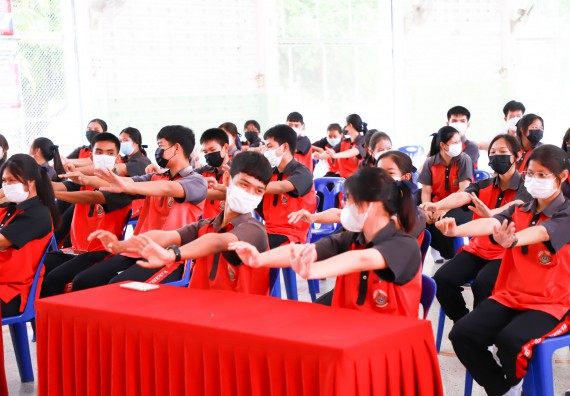 ภาพกิจกรรม  คณะวิทยาศาสตร์และเทคโนโลยี จัดกิจกรรมค่ายวิทยาศาสตร์สัญจร ปีการศึกษา 2565  โรงเรียนวังแขมวิทยาคม