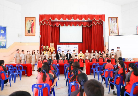 ภาพกิจกรรม  คณะวิทยาศาสตร์และเทคโนโลยี จัดกิจกรรมค่ายวิทยาศาสตร์สัญจร ปีการศึกษา 2565  โรงเรียนวังแขมวิทยาคม