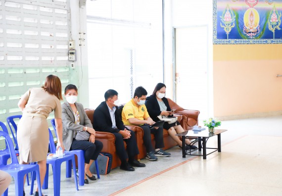 ภาพกิจกรรม  คณะวิทยาศาสตร์และเทคโนโลยี จัดกิจกรรมค่ายวิทยาศาสตร์สัญจร ปีการศึกษา 2565  โรงเรียนวังแขมวิทยาคม