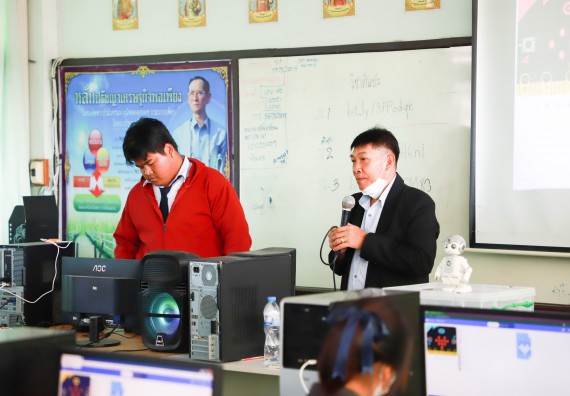 ภาพกิจกรรม  คณะวิทยาศาสตร์และเทคโนโลยี จัดกิจกรรมค่ายวิทยาศาสตร์สัญจร ปีการศึกษา 2565  โรงเรียนวังแขมวิทยาคม