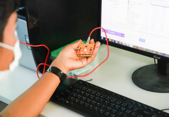 ภาพกิจกรรม  คณะวิทยาศาสตร์และเทคโนโลยี จัดกิจกรรมค่ายวิทยาศาสตร์สัญจร ปีการศึกษา 2565  โรงเรียนวังแขมวิทยาคม