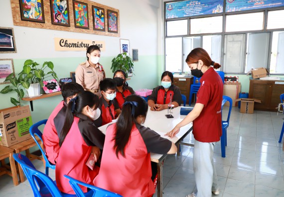 ภาพกิจกรรม  คณะวิทยาศาสตร์และเทคโนโลยี จัดกิจกรรมค่ายวิทยาศาสตร์สัญจร ปีการศึกษา 2565  โรงเรียนวังแขมวิทยาคม