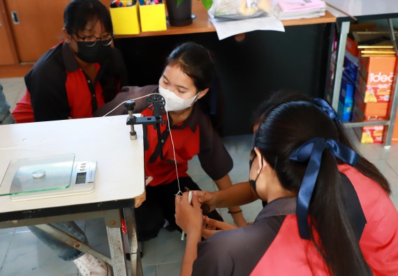 ภาพกิจกรรม  คณะวิทยาศาสตร์และเทคโนโลยี จัดกิจกรรมค่ายวิทยาศาสตร์สัญจร ปีการศึกษา 2565  โรงเรียนวังแขมวิทยาคม