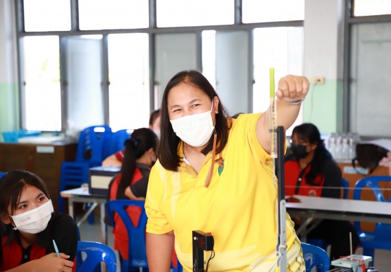 ภาพกิจกรรม  คณะวิทยาศาสตร์และเทคโนโลยี จัดกิจกรรมค่ายวิทยาศาสตร์สัญจร ปีการศึกษา 2565  โรงเรียนวังแขมวิทยาคม