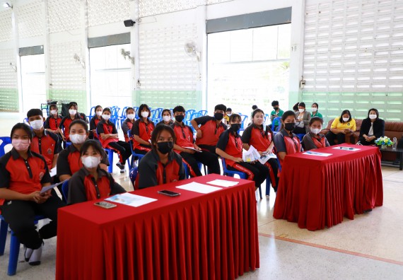 ภาพกิจกรรม  คณะวิทยาศาสตร์และเทคโนโลยี จัดกิจกรรมค่ายวิทยาศาสตร์สัญจร ปีการศึกษา 2565  โรงเรียนวังแขมวิทยาคม