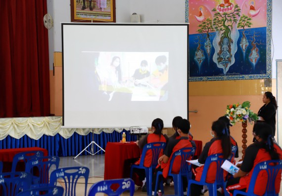 ภาพกิจกรรม  คณะวิทยาศาสตร์และเทคโนโลยี จัดกิจกรรมค่ายวิทยาศาสตร์สัญจร ปีการศึกษา 2565  โรงเรียนวังแขมวิทยาคม