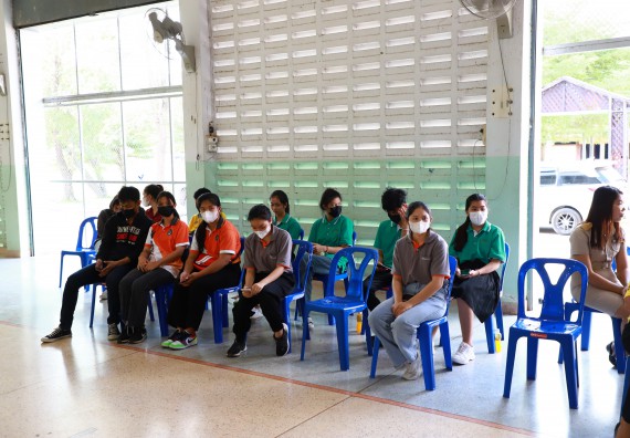 ภาพกิจกรรม  คณะวิทยาศาสตร์และเทคโนโลยี จัดกิจกรรมค่ายวิทยาศาสตร์สัญจร ปีการศึกษา 2565  โรงเรียนวังแขมวิทยาคม