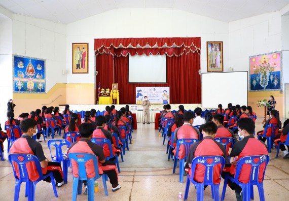 ภาพกิจกรรม  คณะวิทยาศาสตร์และเทคโนโลยี จัดกิจกรรมค่ายวิทยาศาสตร์สัญจร ปีการศึกษา 2565  โรงเรียนวังแขมวิทยาคม