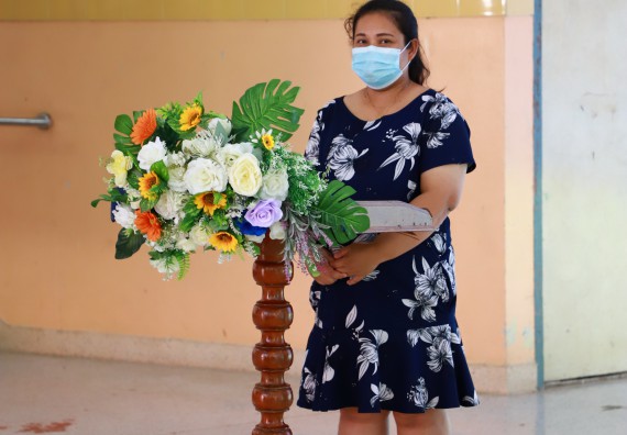 ภาพกิจกรรม  คณะวิทยาศาสตร์และเทคโนโลยี จัดกิจกรรมค่ายวิทยาศาสตร์สัญจร ปีการศึกษา 2565  โรงเรียนวังแขมวิทยาคม