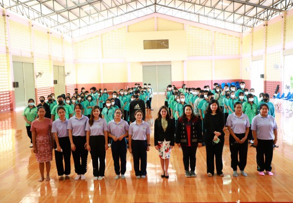 ภาพกิจกรรม  คณะวิทยาศาสตร์และเทคโนโลยี จัดกิจกรรมค่ายวิทยาศาสตร์สัญจร ปีการศึกษา 2565  โรงเรียนปางมะค่าวิทยาคม