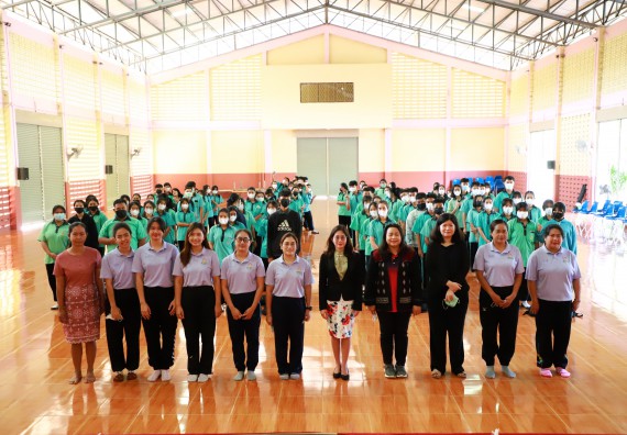 ภาพกิจกรรม  คณะวิทยาศาสตร์และเทคโนโลยี จัดกิจกรรมค่ายวิทยาศาสตร์สัญจร ปีการศึกษา 2565  โรงเรียนปางมะค่าวิทยาคม