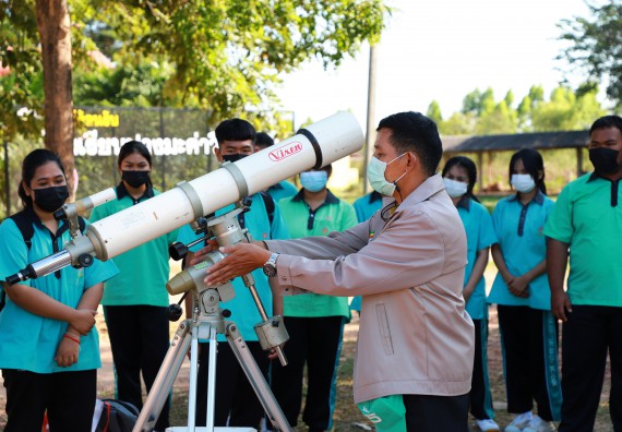 ภาพกิจกรรม  คณะวิทยาศาสตร์และเทคโนโลยี จัดกิจกรรมค่ายวิทยาศาสตร์สัญจร ปีการศึกษา 2565  โรงเรียนปางมะค่าวิทยาคม