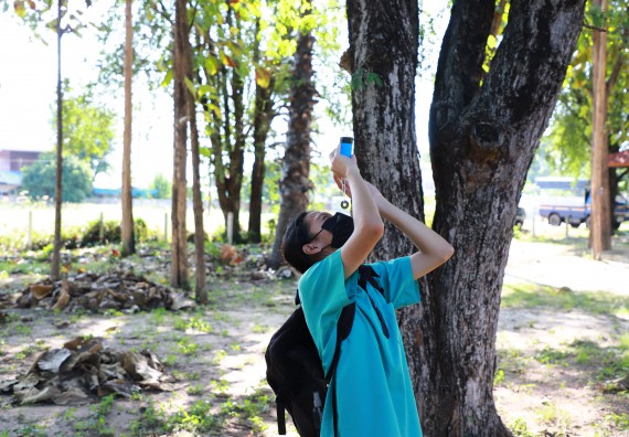 ภาพกิจกรรม  คณะวิทยาศาสตร์และเทคโนโลยี จัดกิจกรรมค่ายวิทยาศาสตร์สัญจร ปีการศึกษา 2565  โรงเรียนปางมะค่าวิทยาคม