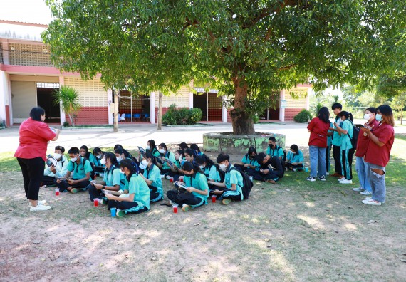 ภาพกิจกรรม  คณะวิทยาศาสตร์และเทคโนโลยี จัดกิจกรรมค่ายวิทยาศาสตร์สัญจร ปีการศึกษา 2565  โรงเรียนปางมะค่าวิทยาคม