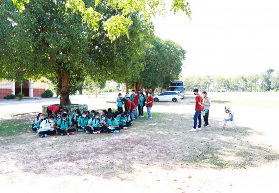 ภาพกิจกรรม  คณะวิทยาศาสตร์และเทคโนโลยี จัดกิจกรรมค่ายวิทยาศาสตร์สัญจร ปีการศึกษา 2565  โรงเรียนปางมะค่าวิทยาคม